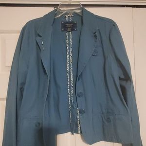 AE teal colored blazer